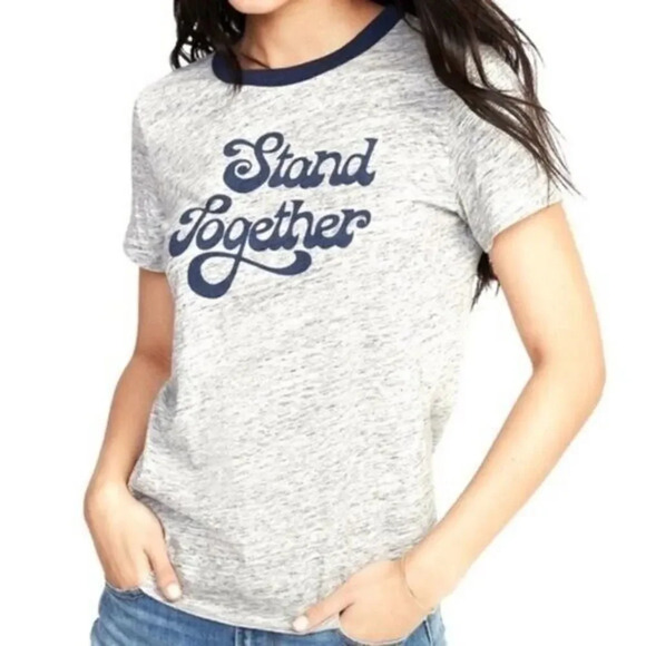 Old Navy Stand Together Crew Neck T-Shirt S - Picture 1 of 4